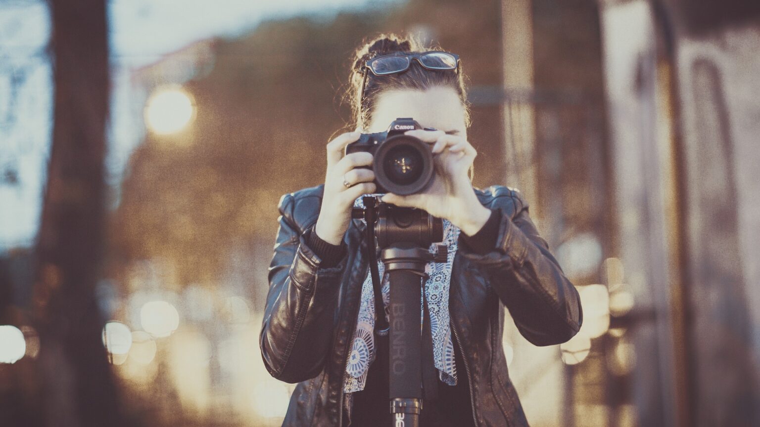 Professional photographer capturing event moments
